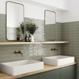 Provbit Kakel Finca Olive Blank 7,5x30