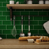 Kakel Inmetro Vision Victorian Green Blank 7,5x15