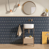 Provbit Kakel Materika Rund Blue Blank 5x25