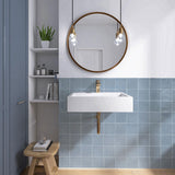Provbit Kakel New Country Blue Blank 15x15