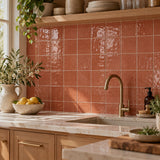 Provbit Kakel New Country Clay Blank 15x15