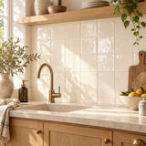 Provbit Kakel New Country Cream Blank 15x15