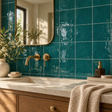 Kakel New Country Turquoise Blank 15x15