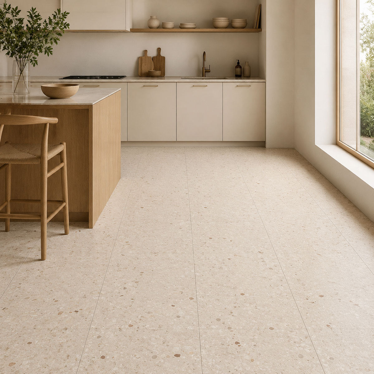Klinker Oikos Terrazzo Beige Matt 60x120