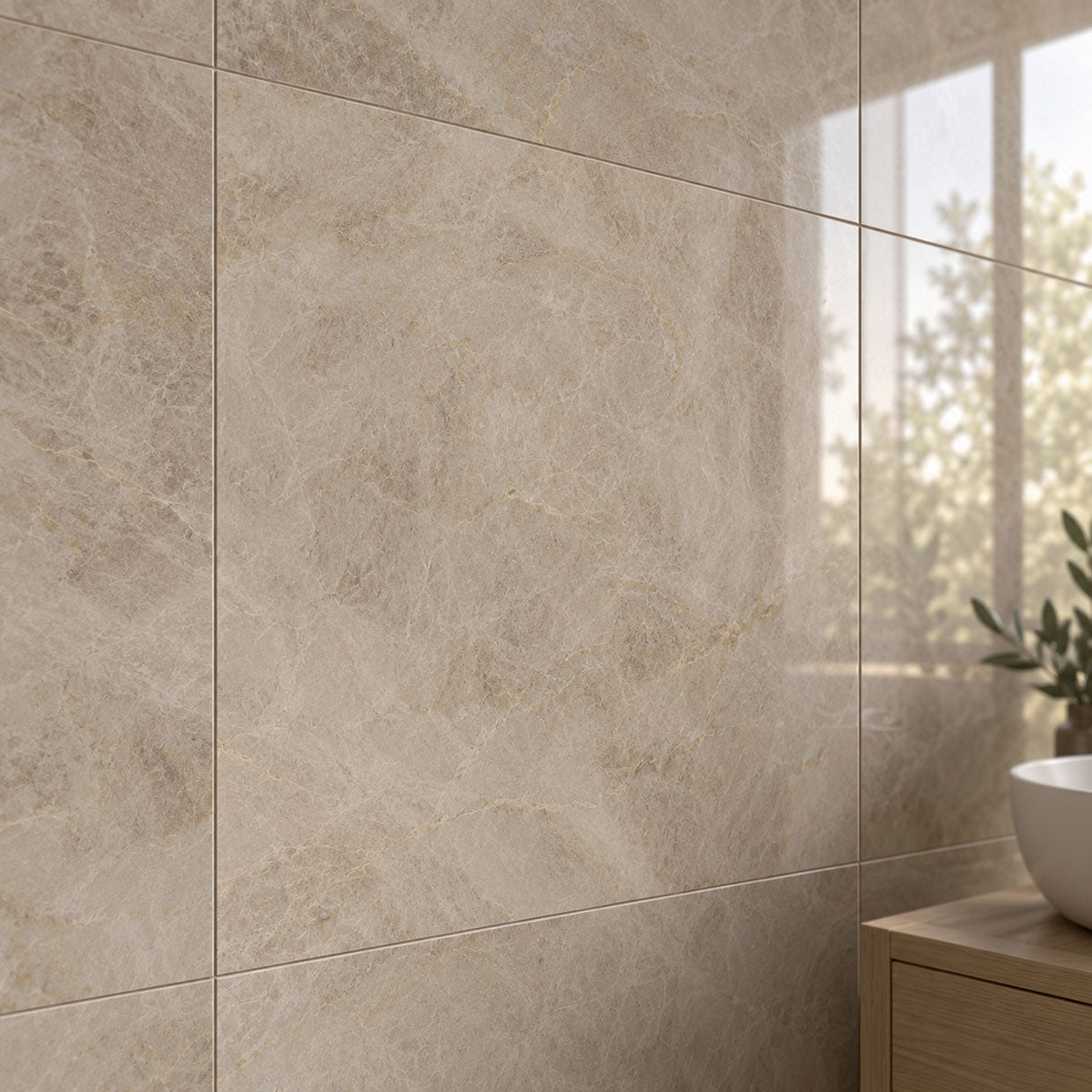Klinker Tajmahal Tan Marmor Blank 60x60