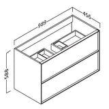 Kommod 100 cm Tenfors Nordlig Valnöt