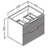 Kommod 60 cm Tenfors Stilja Valnöt