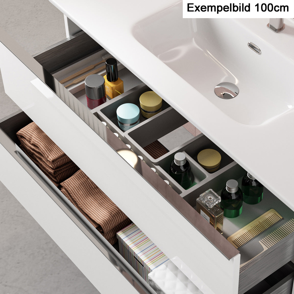 Kommod 80 cm Tenfors Harmoni Vit Matt