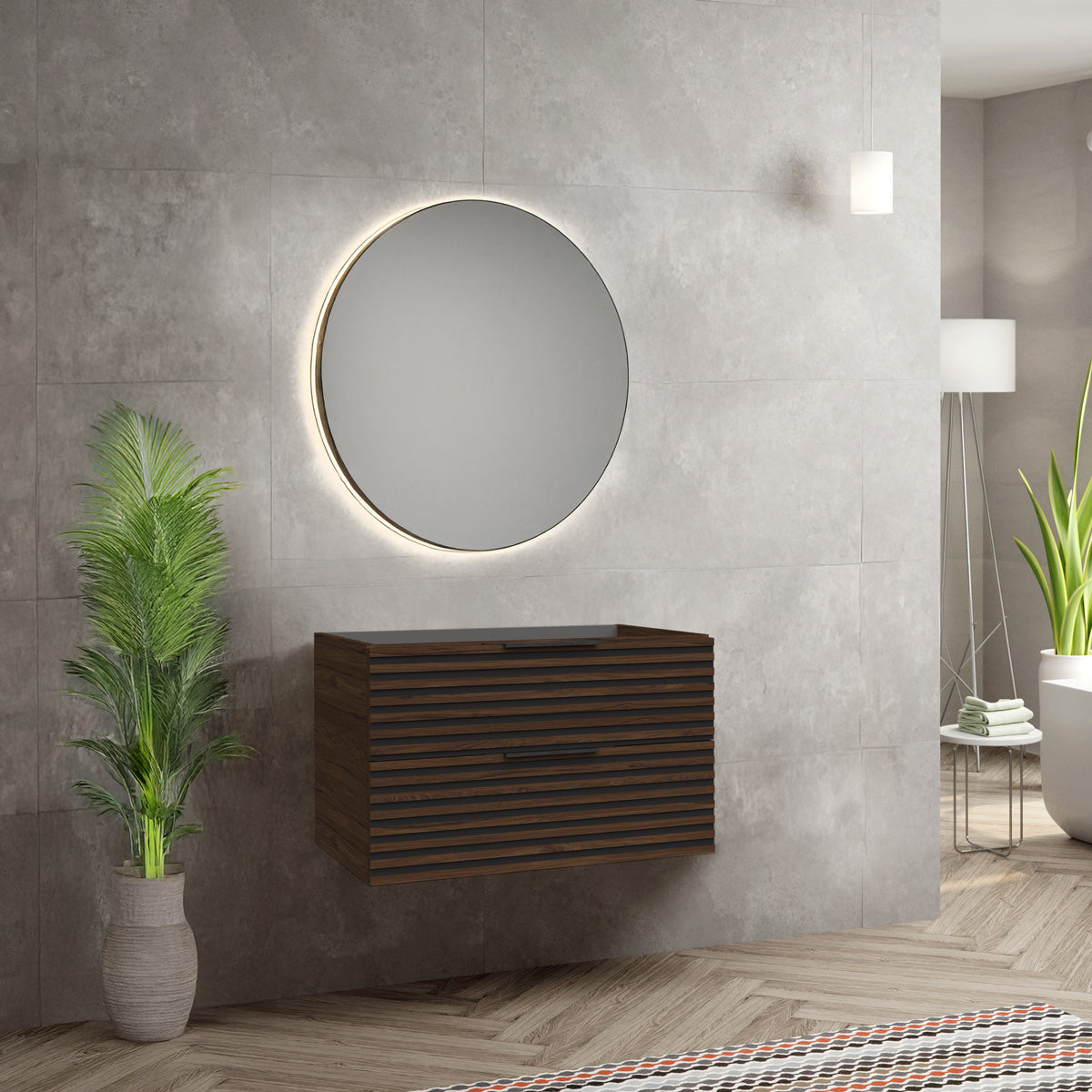 Kommod 80 cm Tenfors Stilja Valnöt