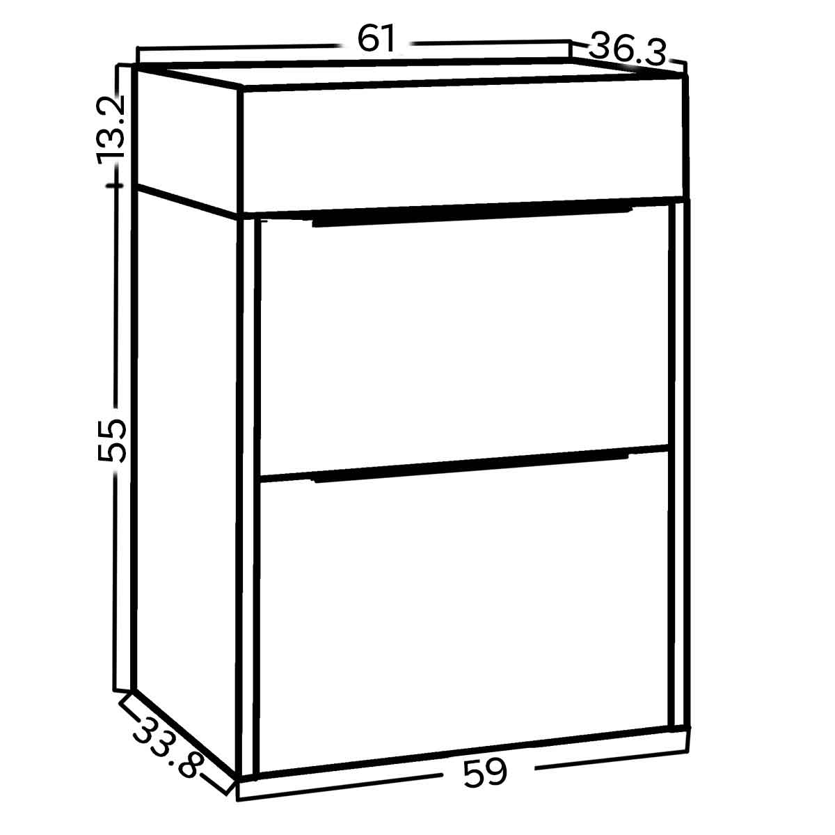 Badrumsmöbel Set Tenfors Smidig 60 cm Beige Mink