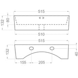 Badrumsmöbel Set Tenfors Smidig 50 cm Valnöt