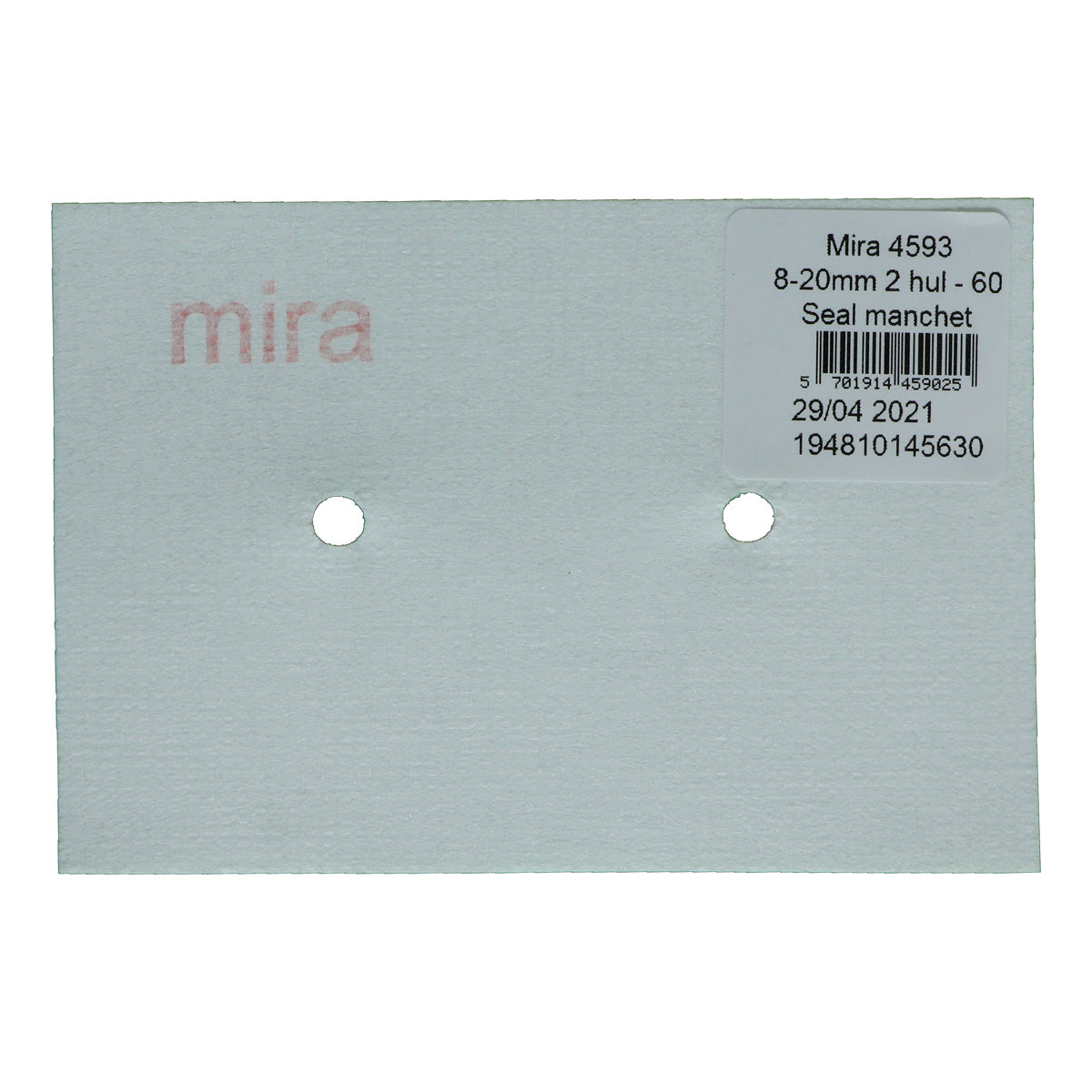 Rörmanschett Dubbel Mira 4590 8-20 mm (60mm)