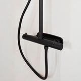 Takdusj Noro Studio 160cc Svart med Ø200 dusjhode