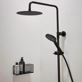 Takdusj Noro Studio 160cc Svart med Ø200 dusjhode