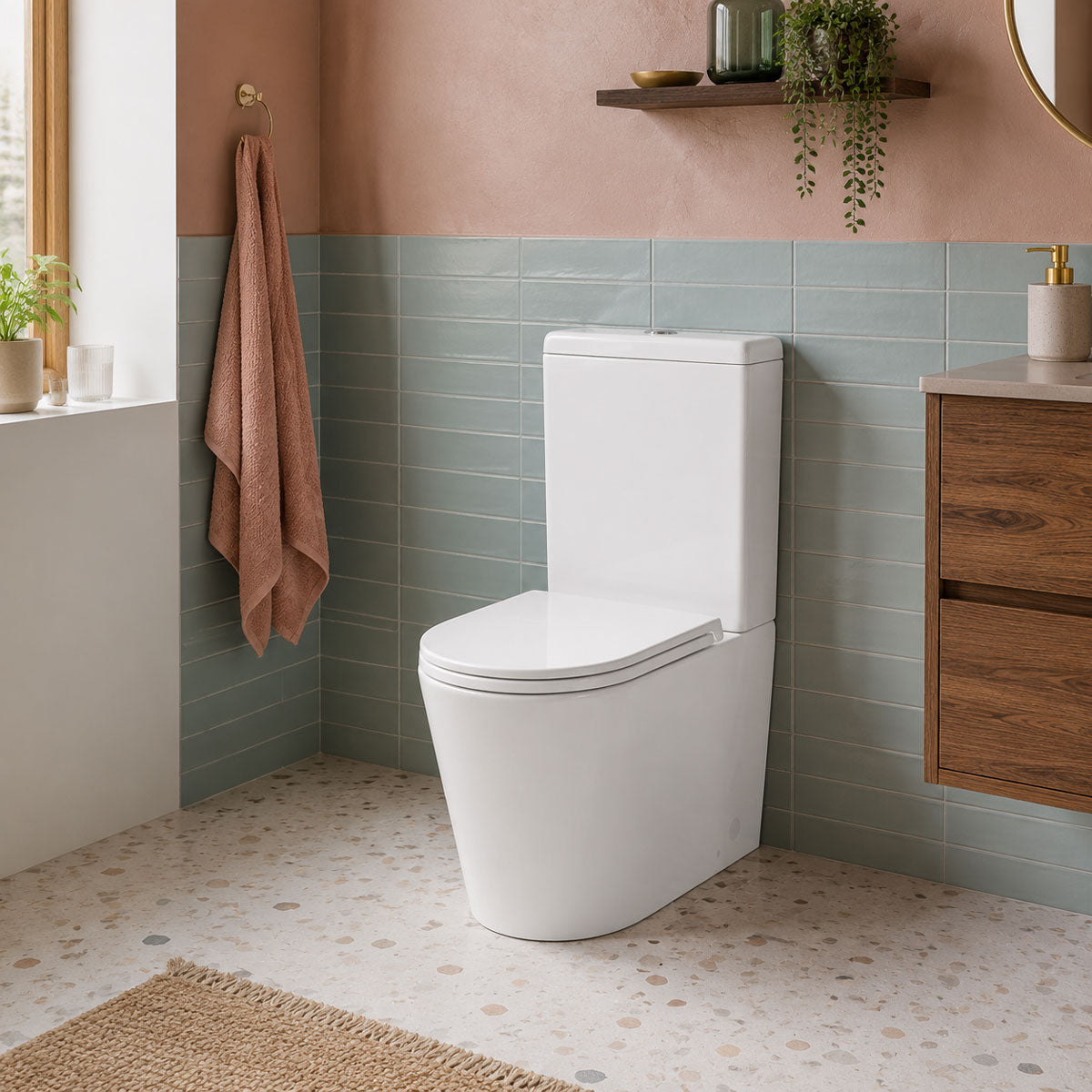 Toalettstol Tenfors Sanitario Vit Blank