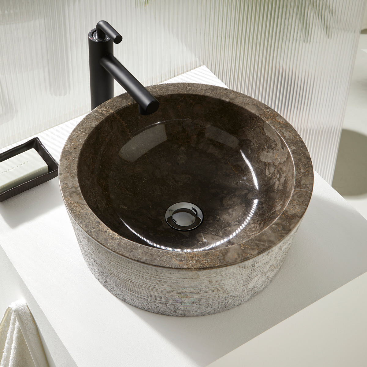 Tvättställ Flinta 40x40x15 cm