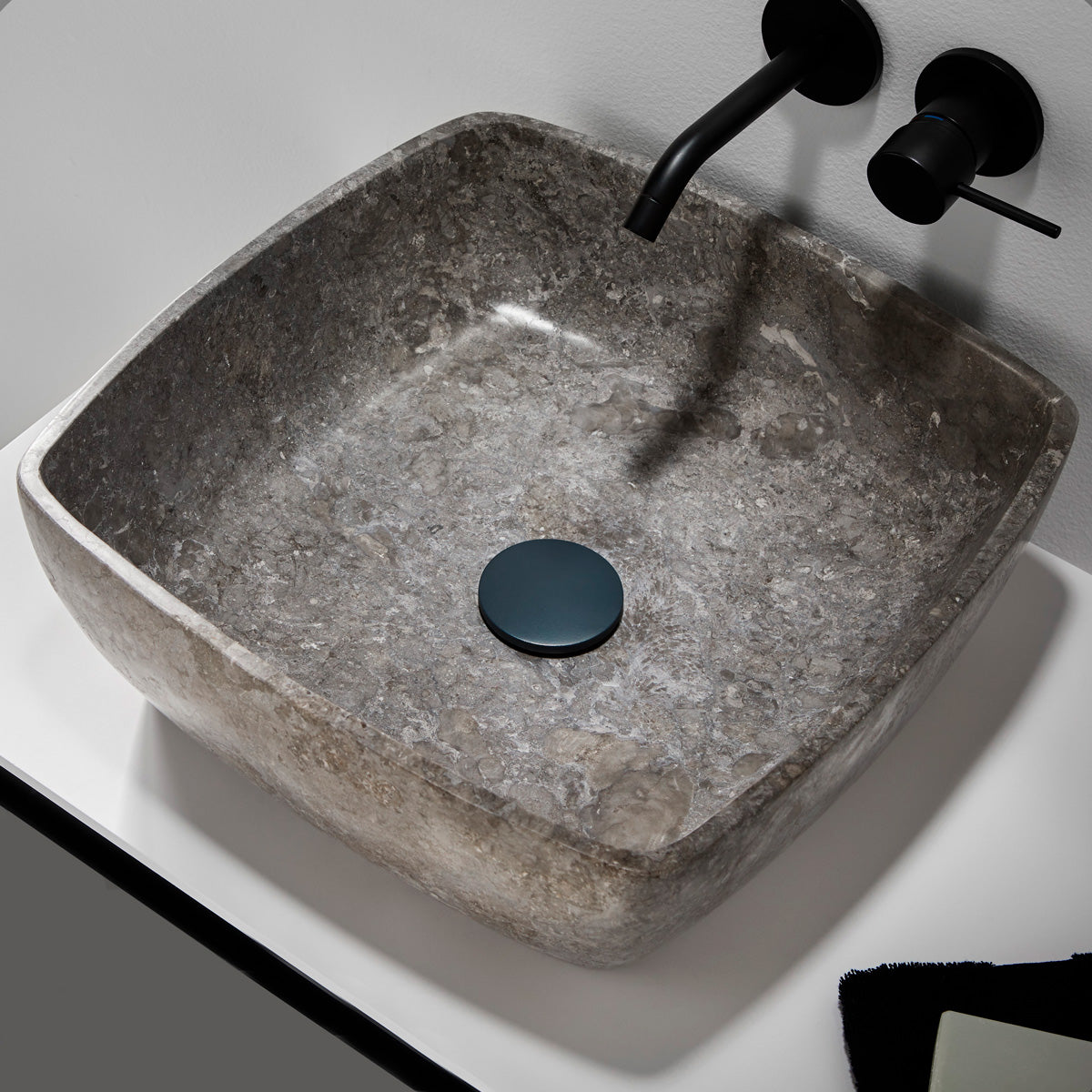 Tvättställ Grafit 40x40x15 cm