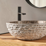 Tvättställ Lavasten 40x40x15 cm