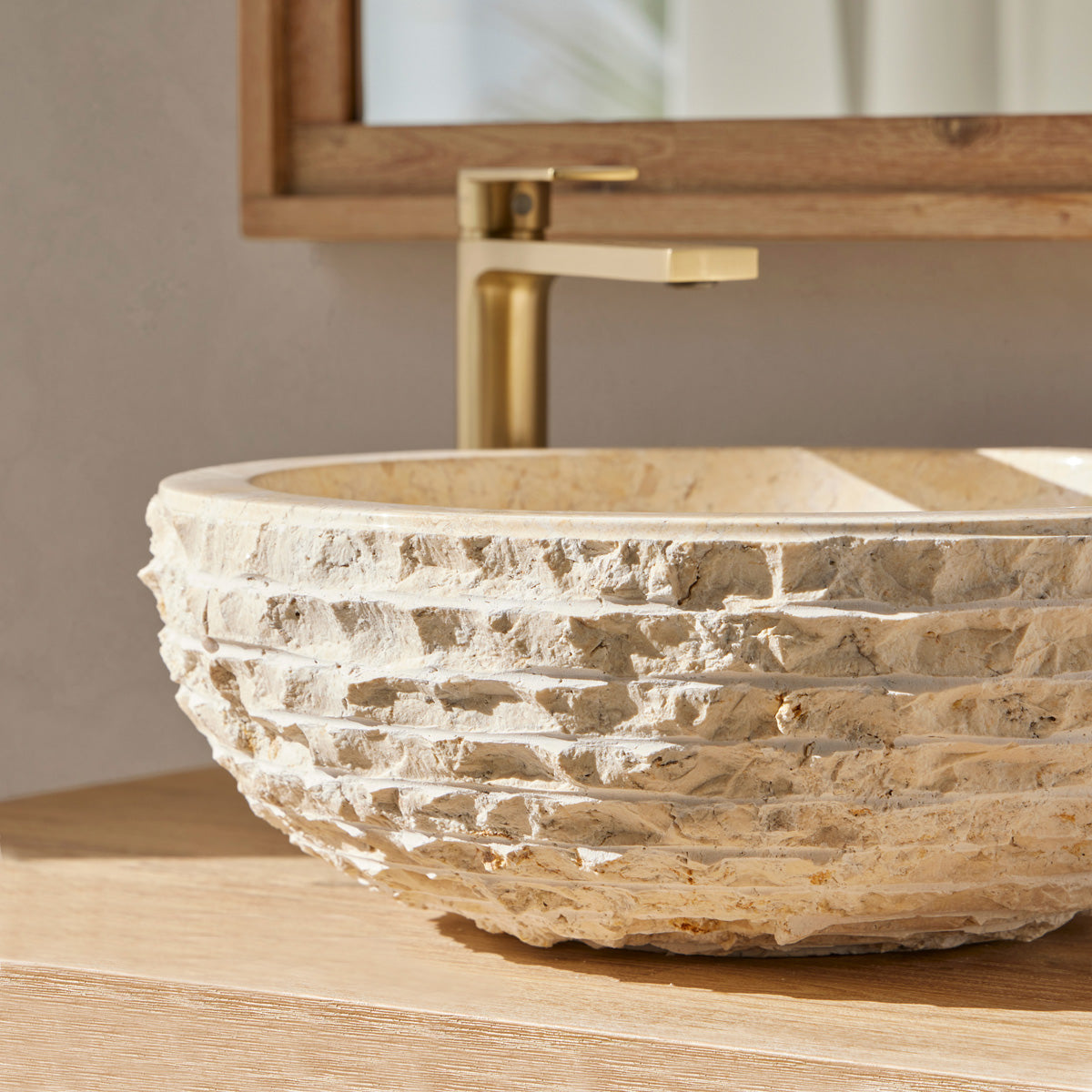 Tvättställ Sandsten 40x40x15 cm