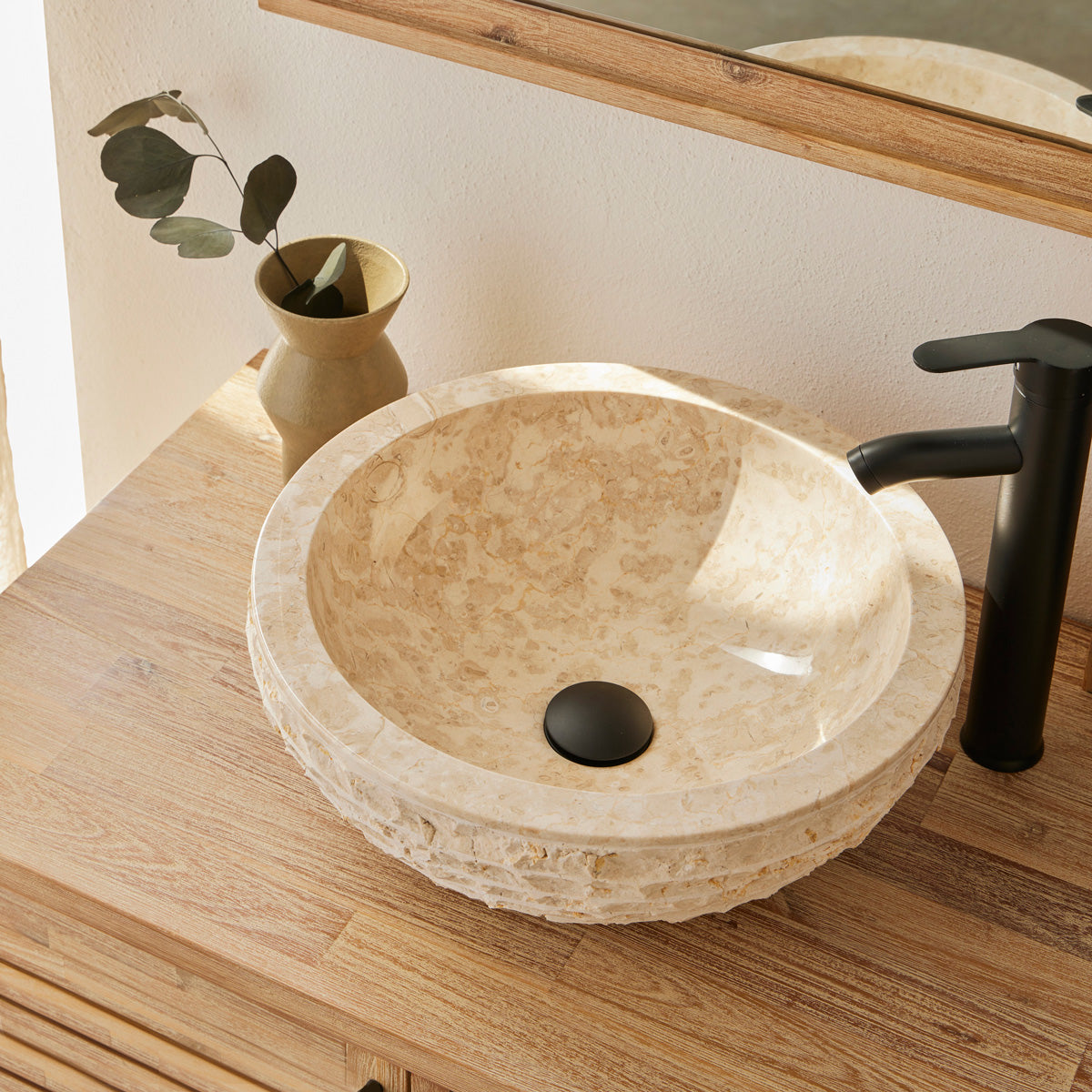 Tvättställ Sandsten 40x40x15 cm