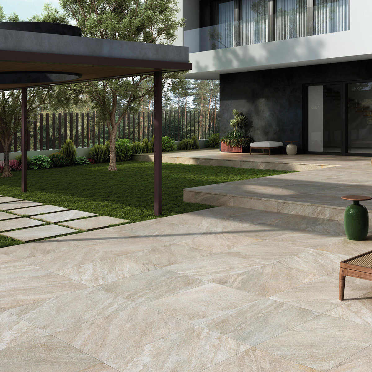 Provbit Uteklinker Onea Natural 60x60 20mm