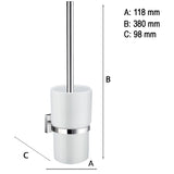 WC-Borste Smedbo House, med behållare Krom Blank