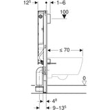 WC-fixtur Geberit Duofix SAWA Sigma H112