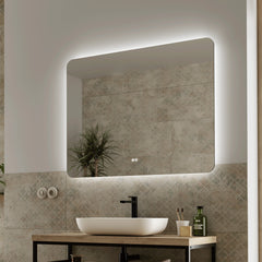 Badrumsspegel Imfri LED 100x80 cm Tenfors Verona
