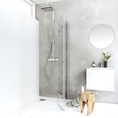 Duschdörr Hafa Igloo Pro Vik 90 Klarglas Aluminium