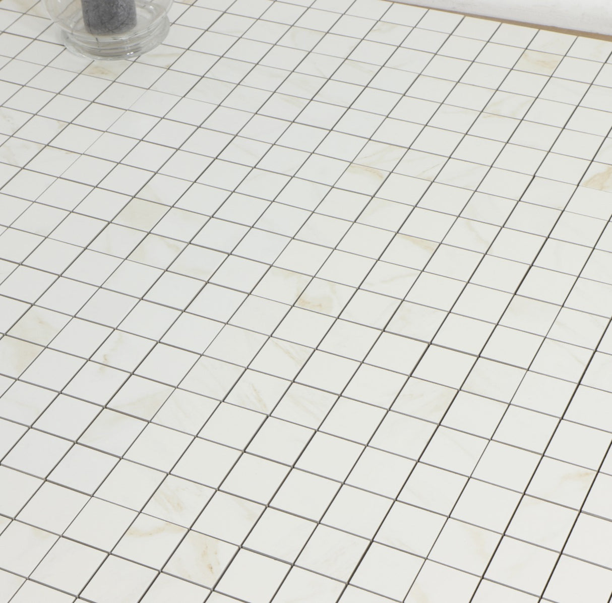 Mosaik Naos Gold Matt Marmor 5x5