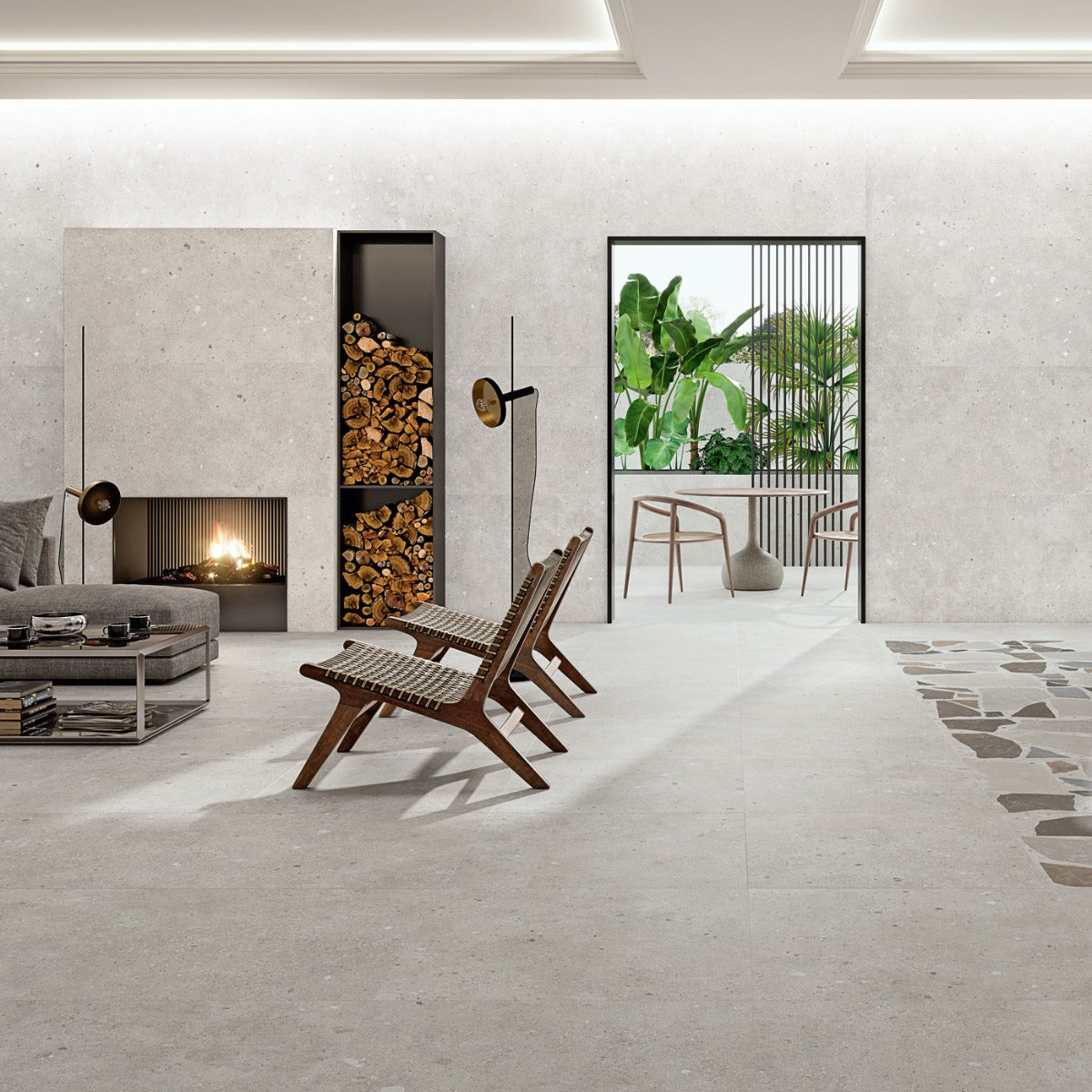 Klinker Glamstone White Matt 120x120