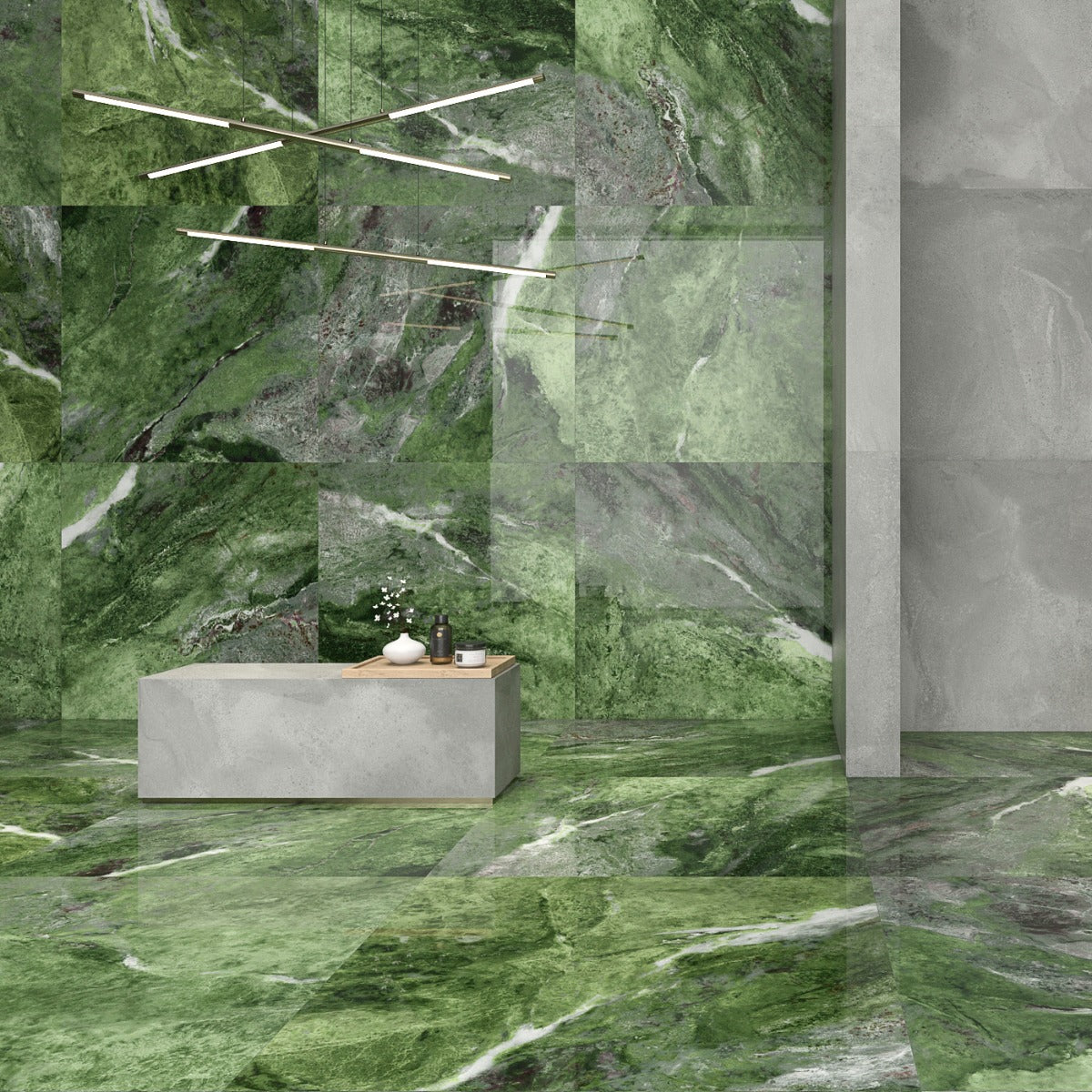 Klinker Amazona Jade Marmor Blank