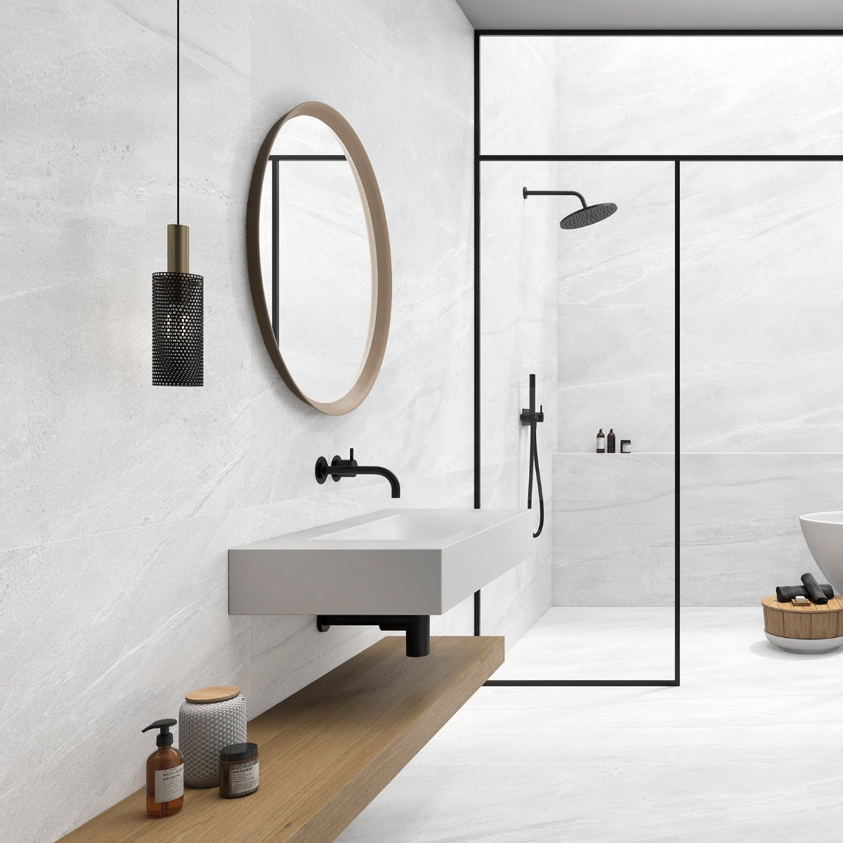 Paketpris! 7,2 m² Klinker Lavica Blanco Marmor Matt 60x60 (249:-/m²)