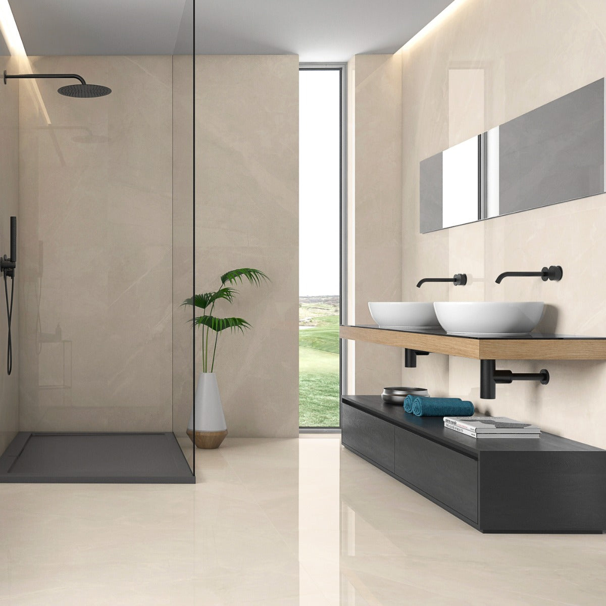 Klinker Magda Marfil Marmor Blank
