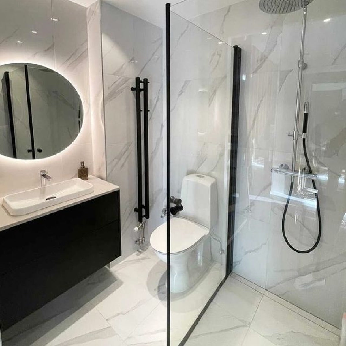 Klinker Statuary Vit Matt Marmor 60x60