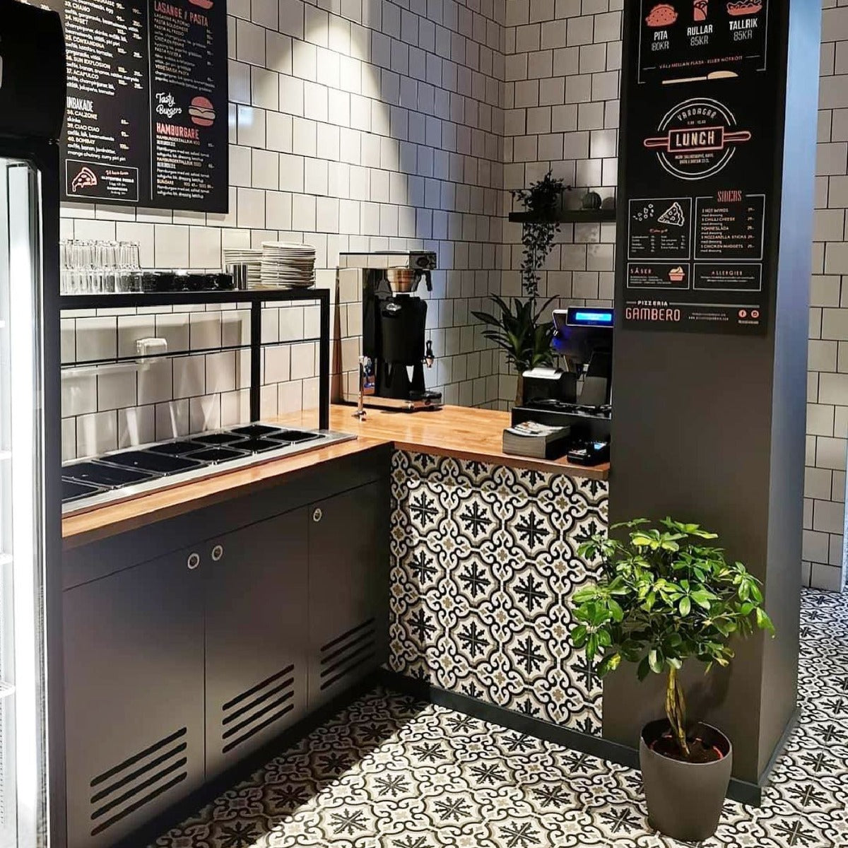 Kakel Vit Blank 15x15