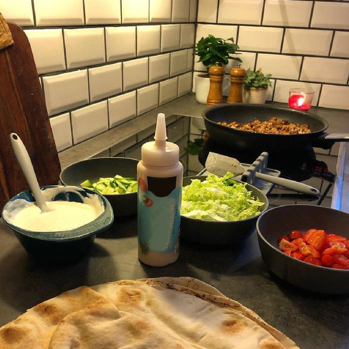 Kakel Metro Vit Matt 7,5x15