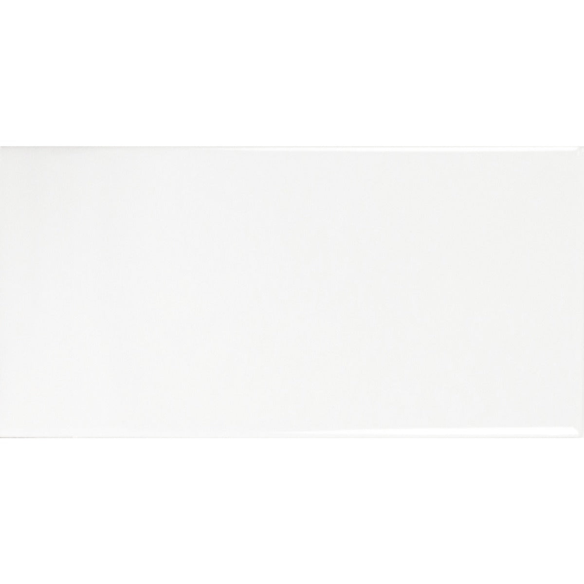 Kakel Vit Slät Blank 7,5x15