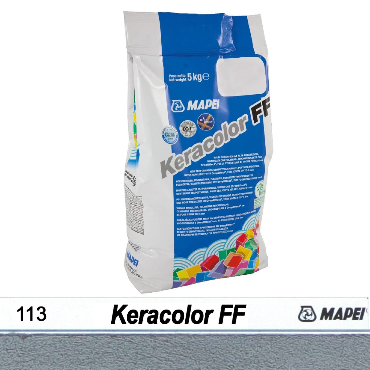 Keracolor FF Fogmassa 113 Cement Grey