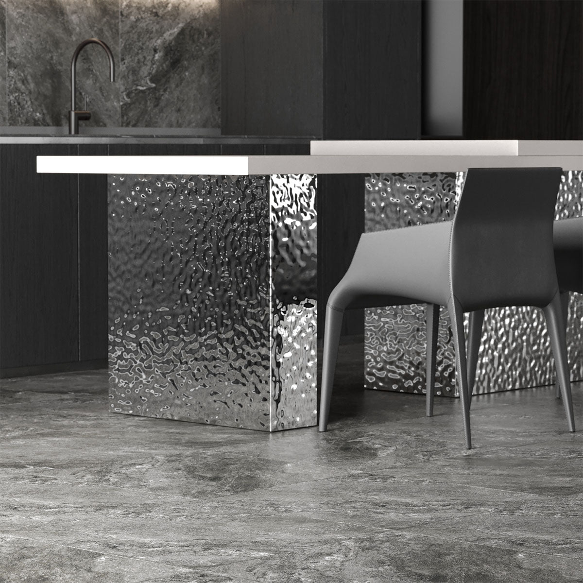 Klinker Newport Graphite Marmor Matt 60x60