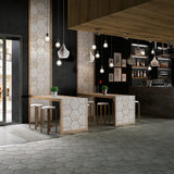 Klinker Carpet Sand Matt Hexagon 25x30