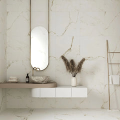 Klinker Carrara Gold Marmor Matt 60x60