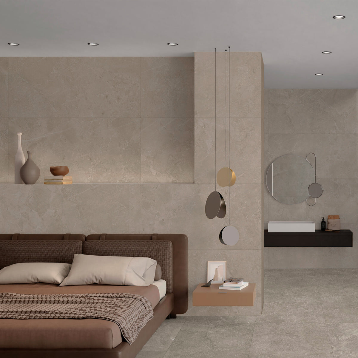 Klinker Pulse Taupe Marmor Matt 60x60