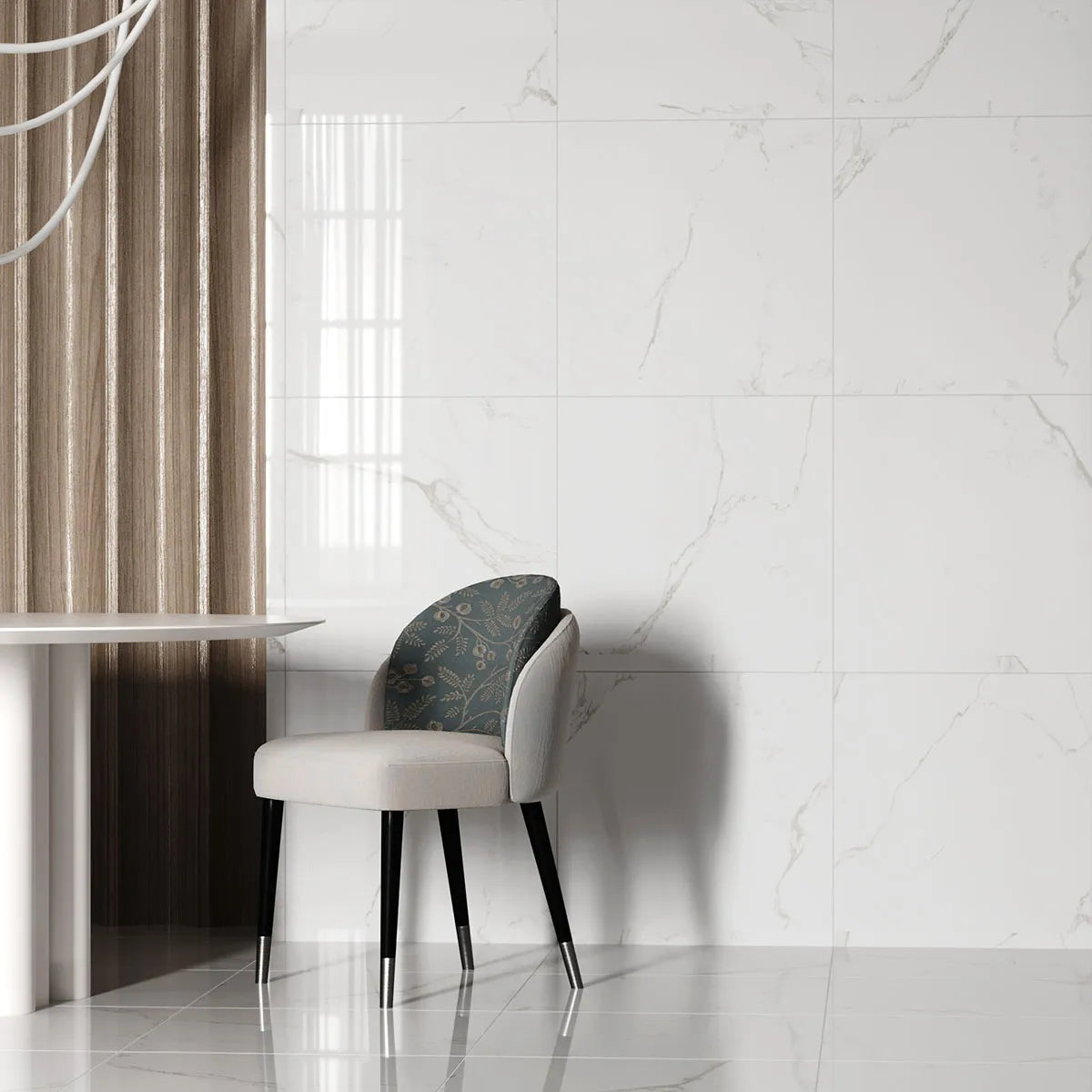 Klinker Carrara Marmor Blank 60x60