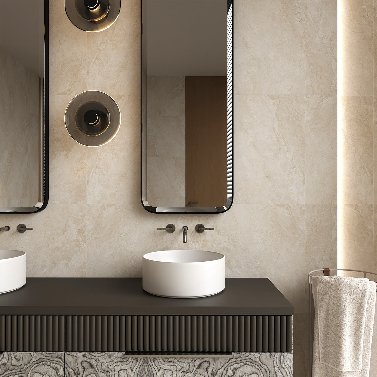 Klinker Marais Beige Marmor Matt 60x60