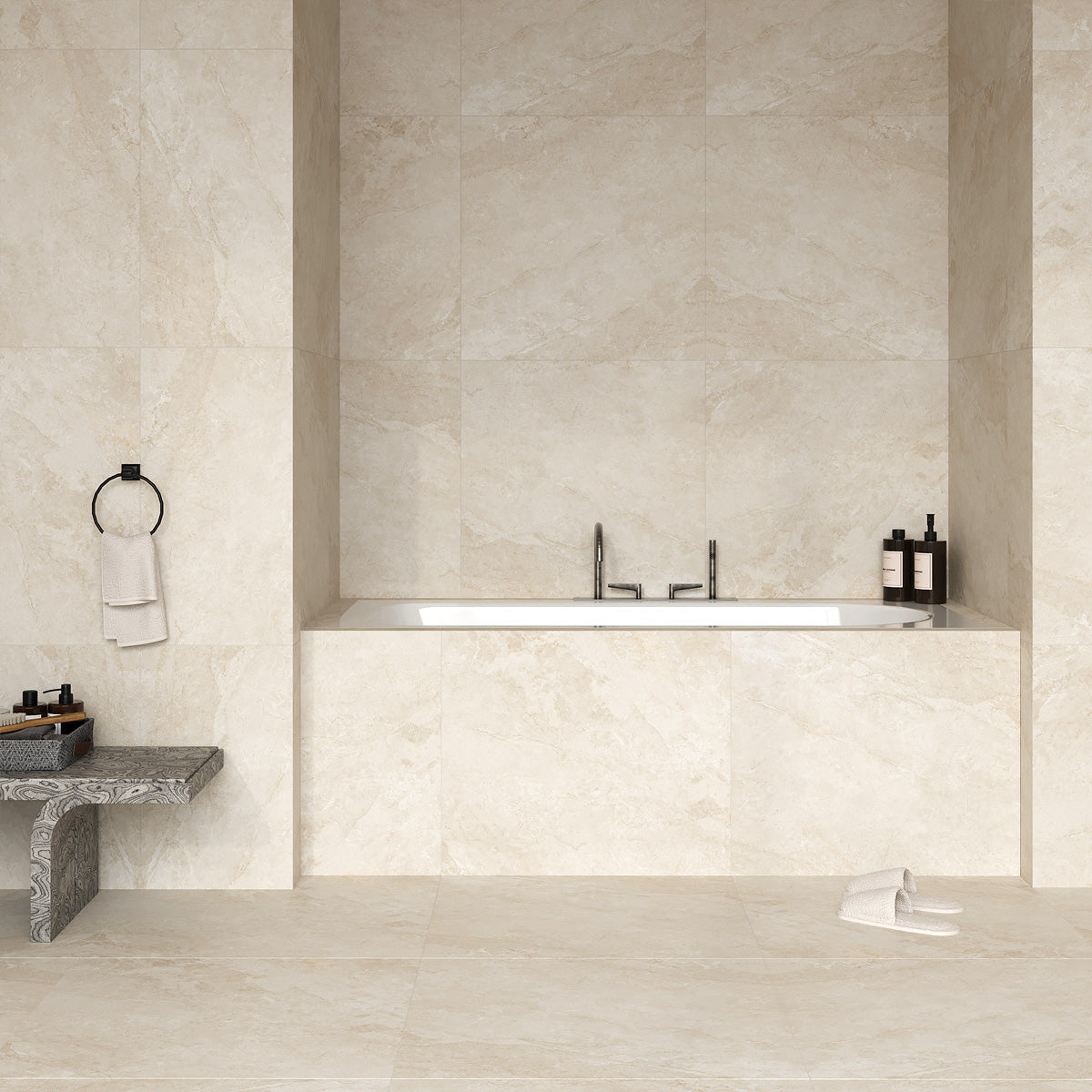 Klinker Marais Beige Marmor Matt 60x60