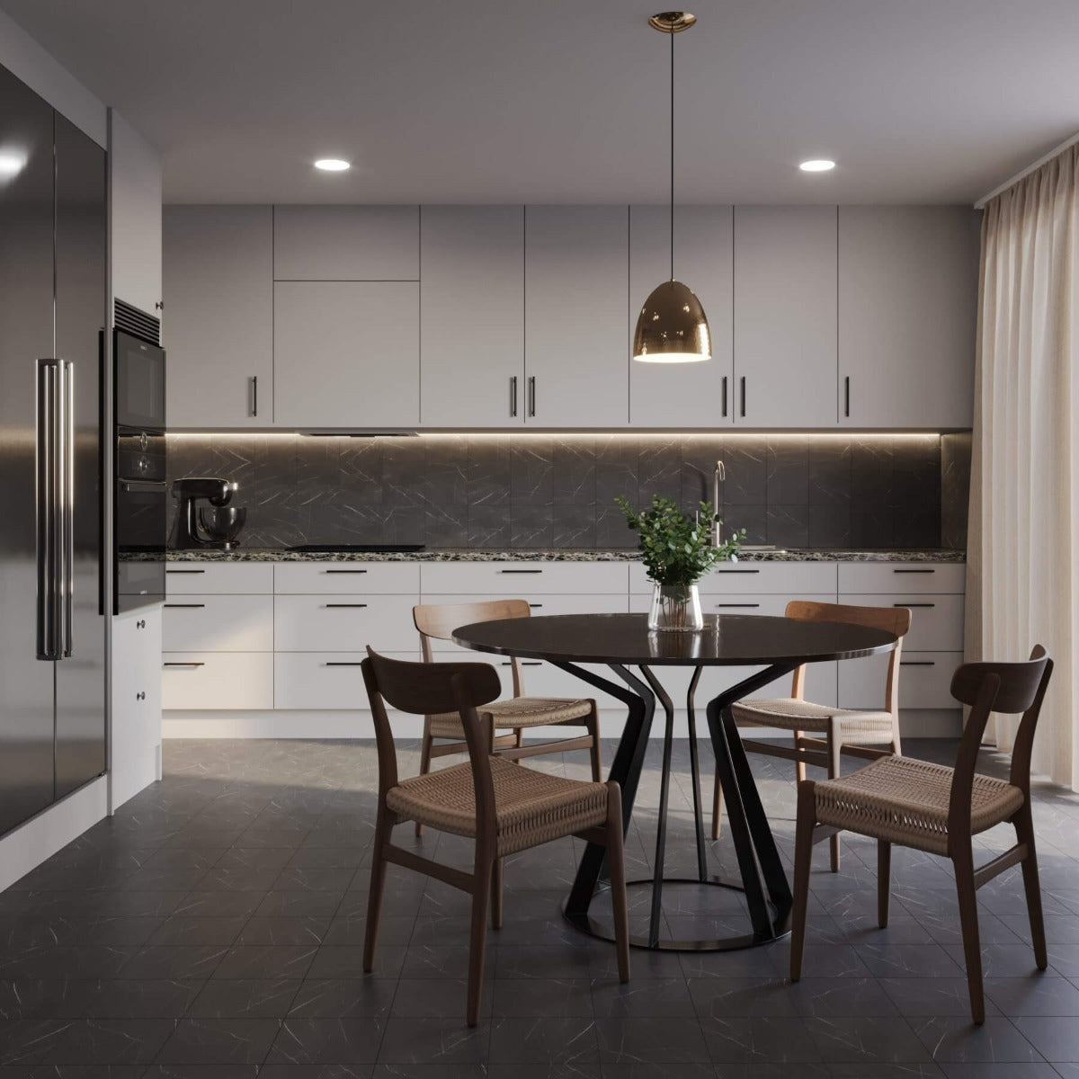 Gulvflis Marquina Marmor 22,5x22,5