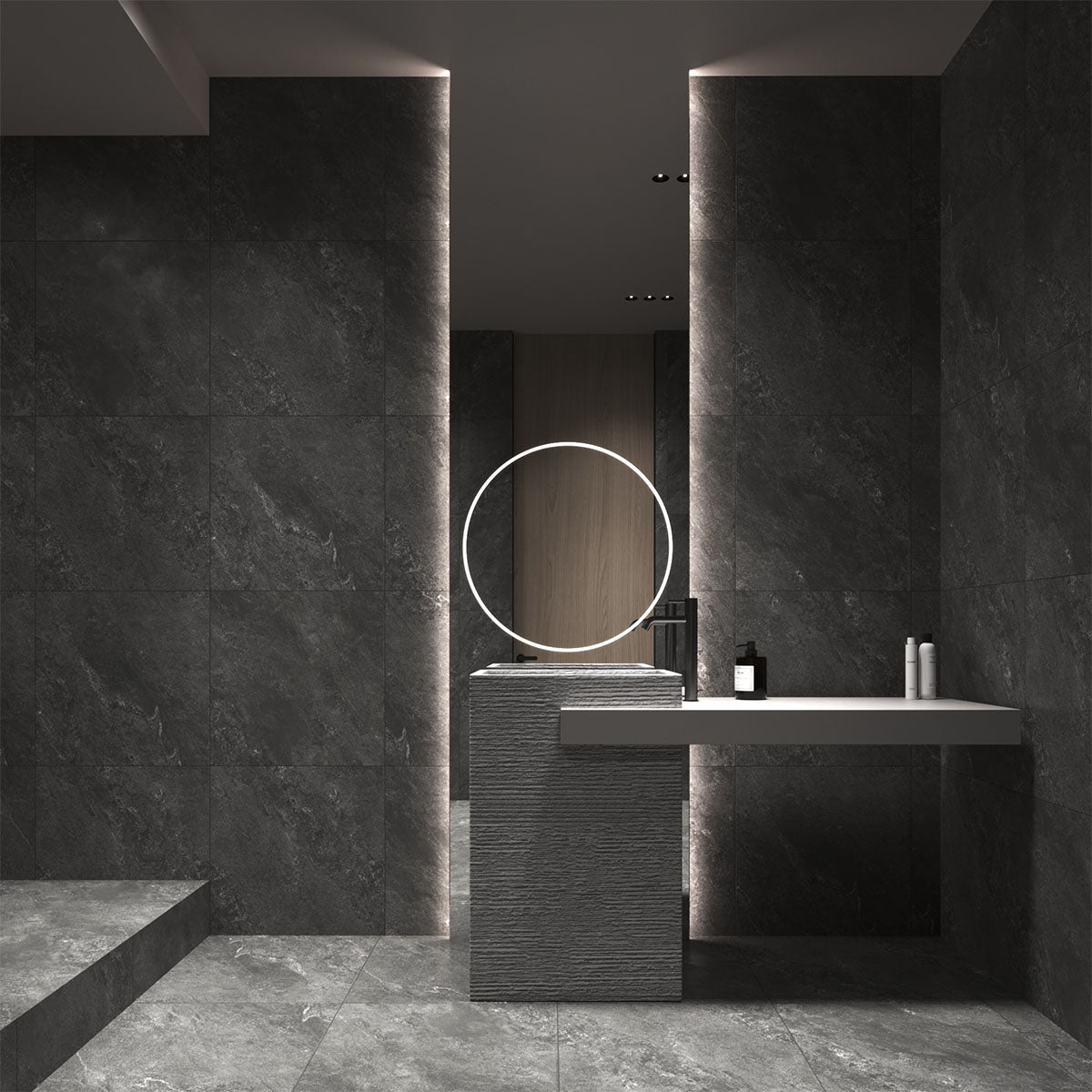 Klinker Newport Graphite Marmor Matt 60x60