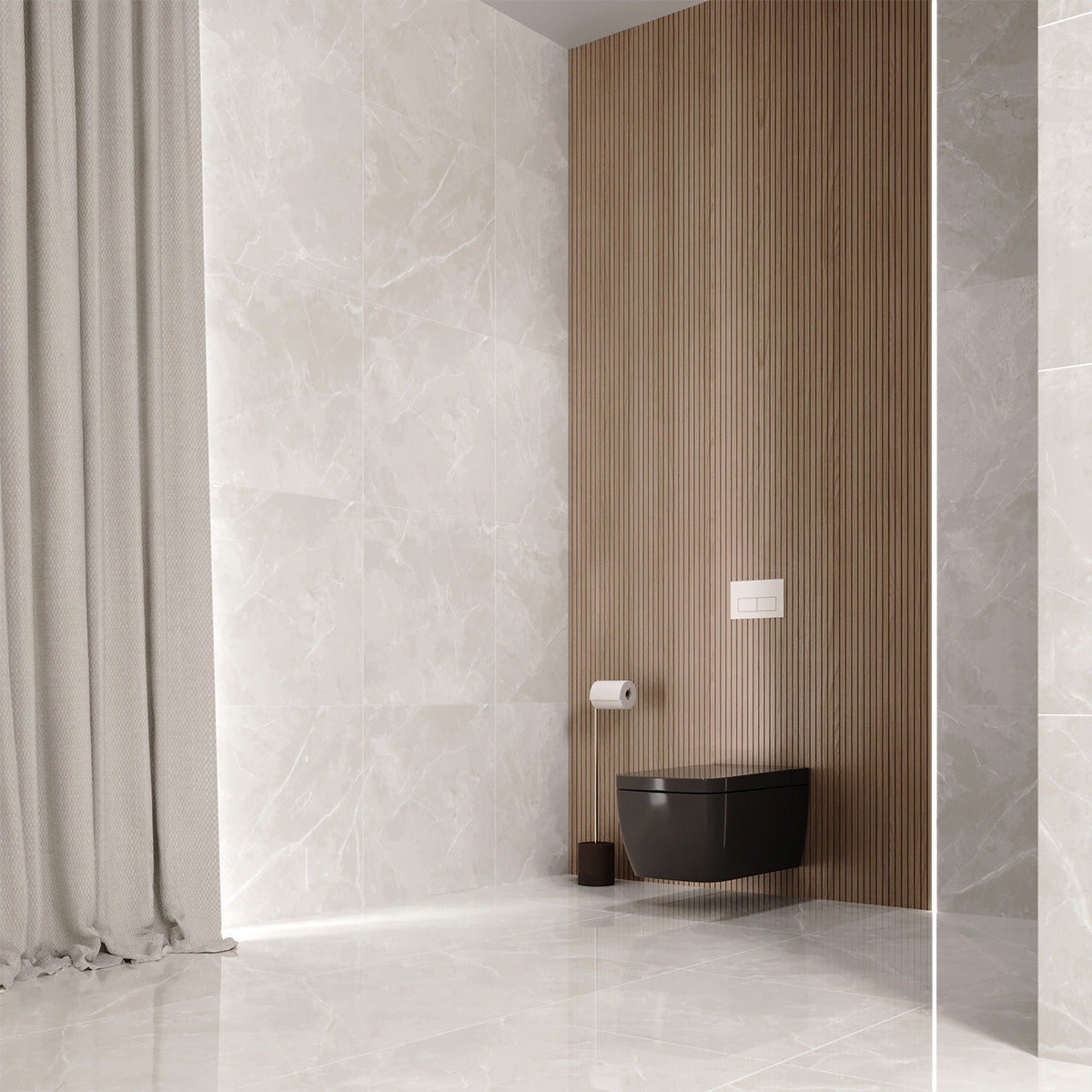 Klinker Pulpis Light Grey Marmor Blank 60x60 – Kakelgiganten