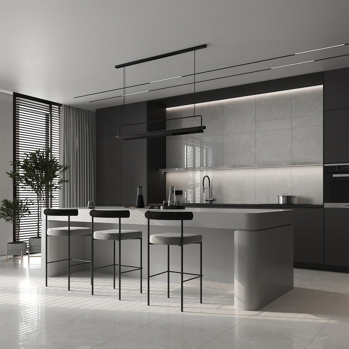 Klinker Pulpis Light Grey Marmor Blank 60x60